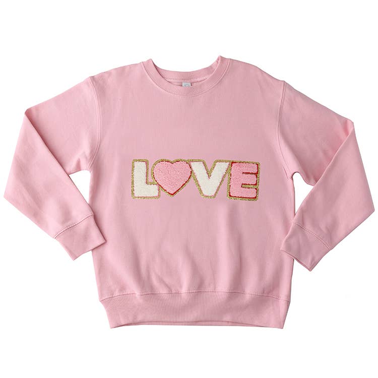 Chenille Lovey Sweatshirt