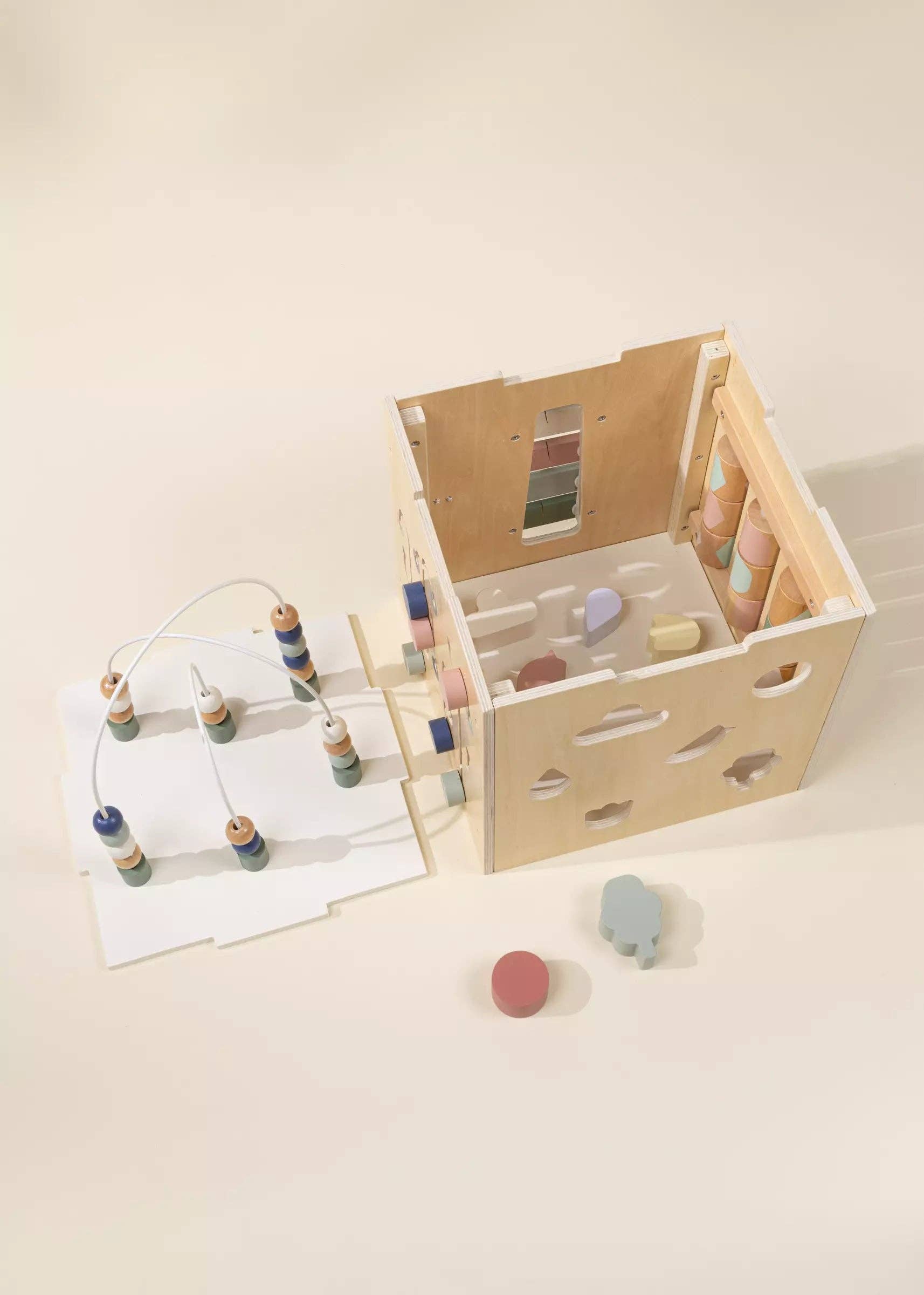 Wooden Activity Cube