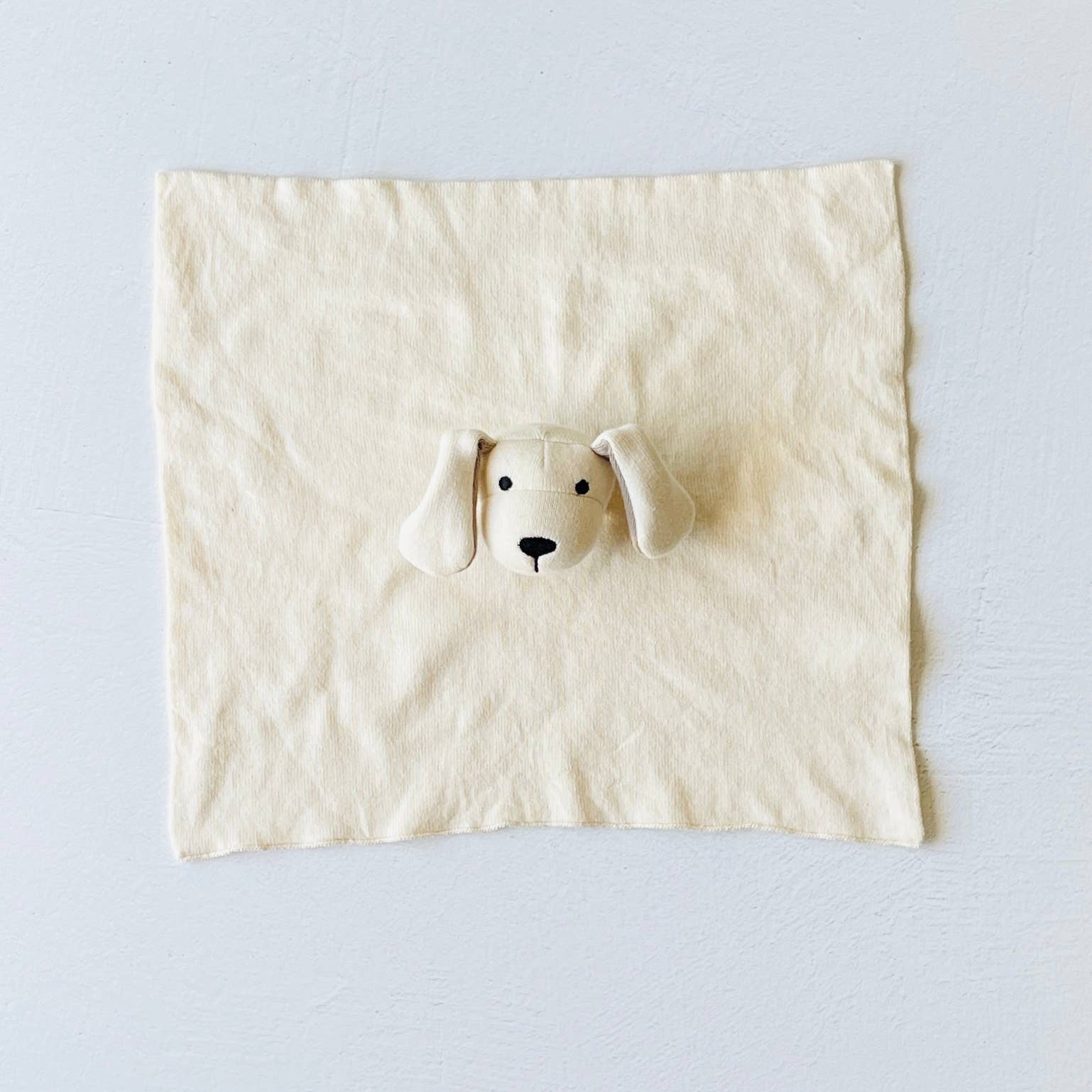 Puppy Dog - Organic Baby Lovey Security Blanket Cuddle Cloth