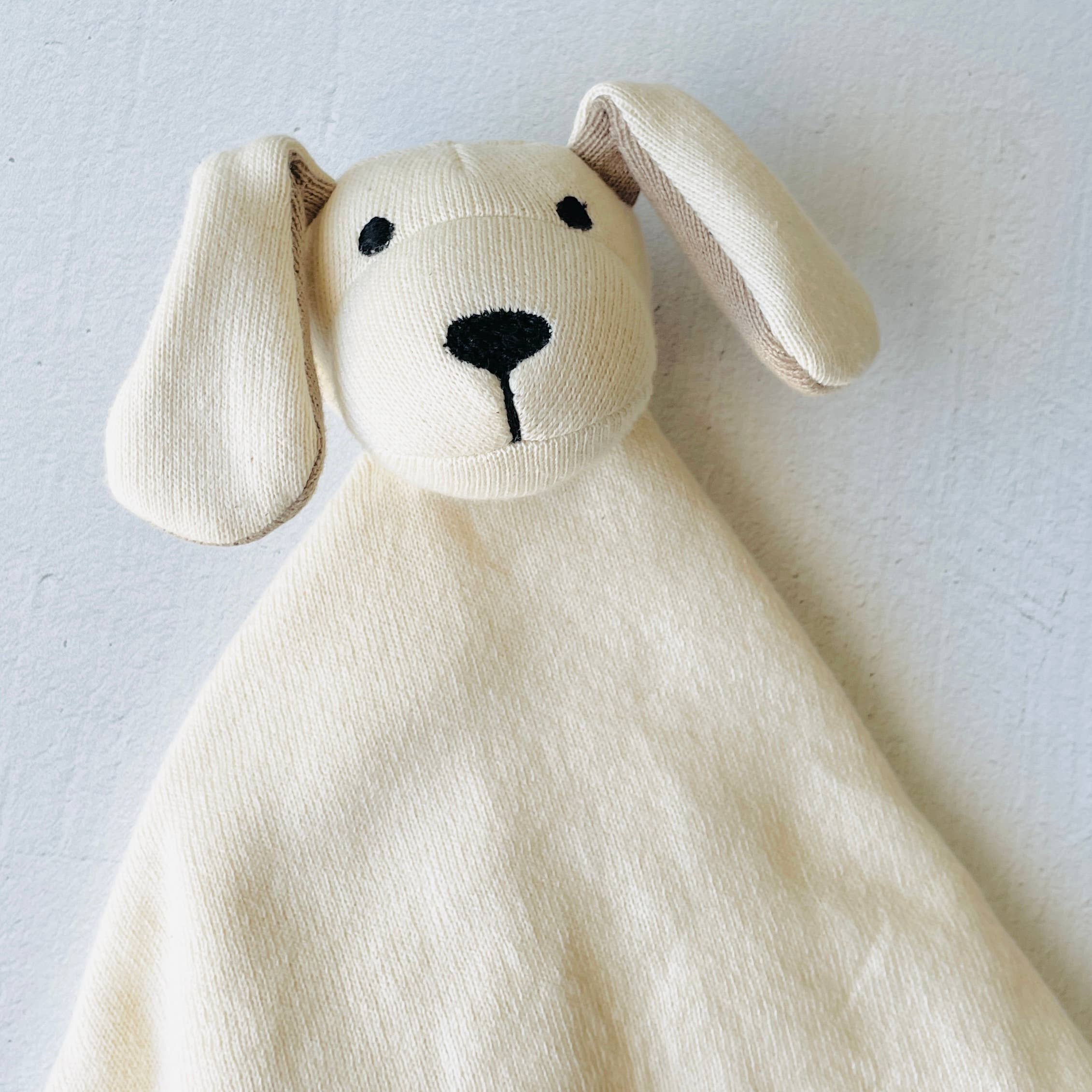 Puppy Dog - Organic Baby Lovey Security Blanket Cuddle Cloth