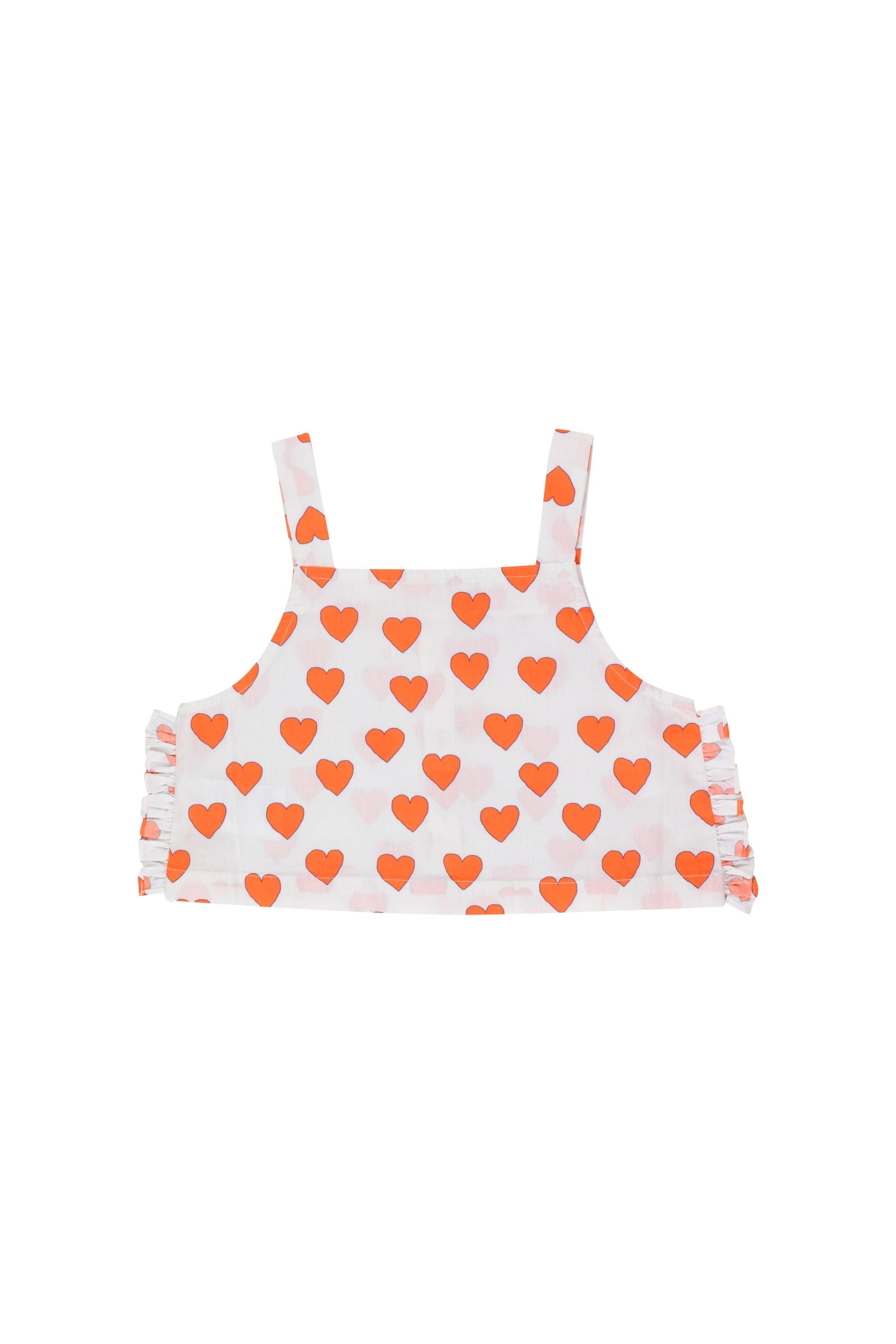 TinyCottons Hearts Crop Top