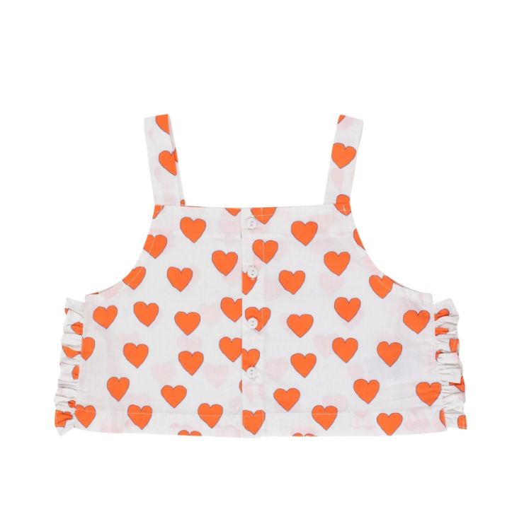 TinyCottons Hearts Crop Top