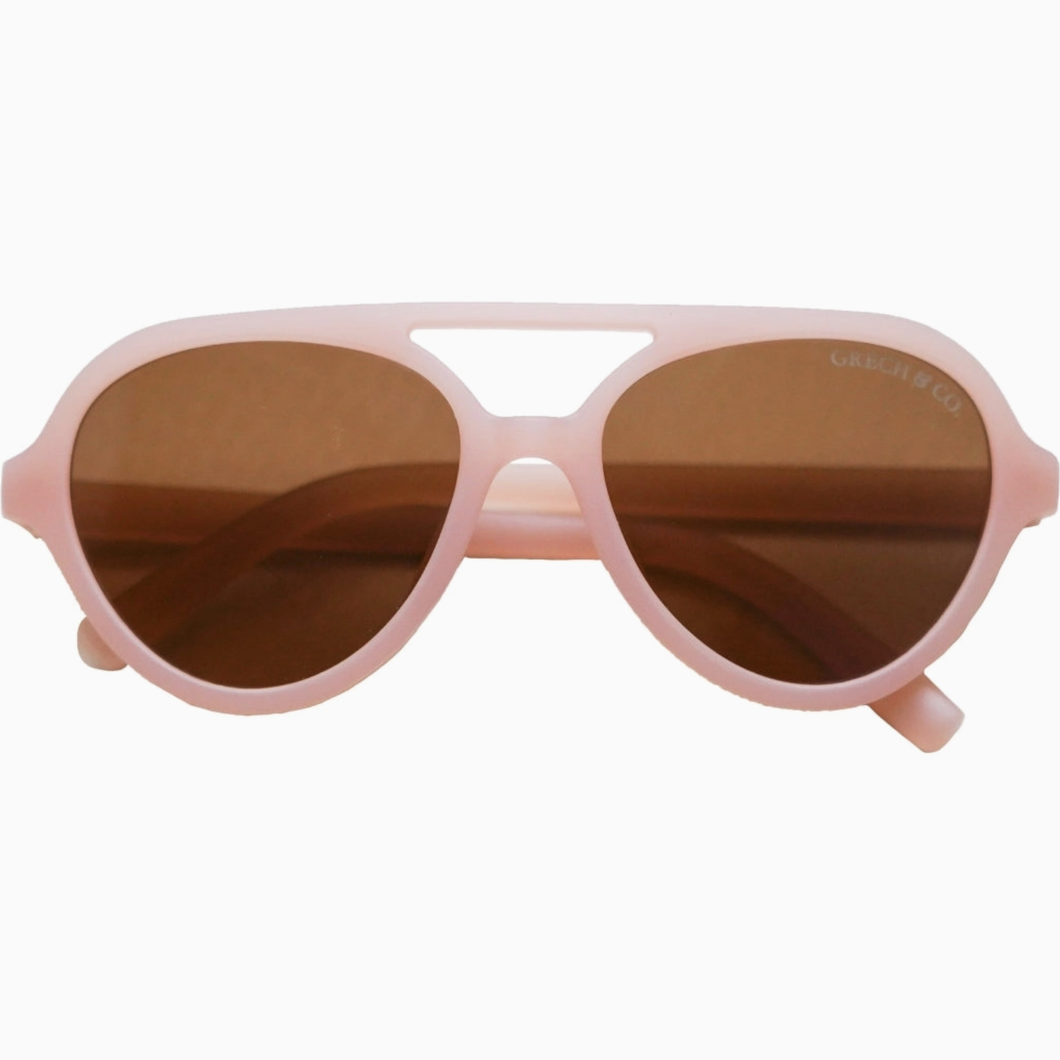 Child Aviator Polarized Sunglasses - Coral Rouge