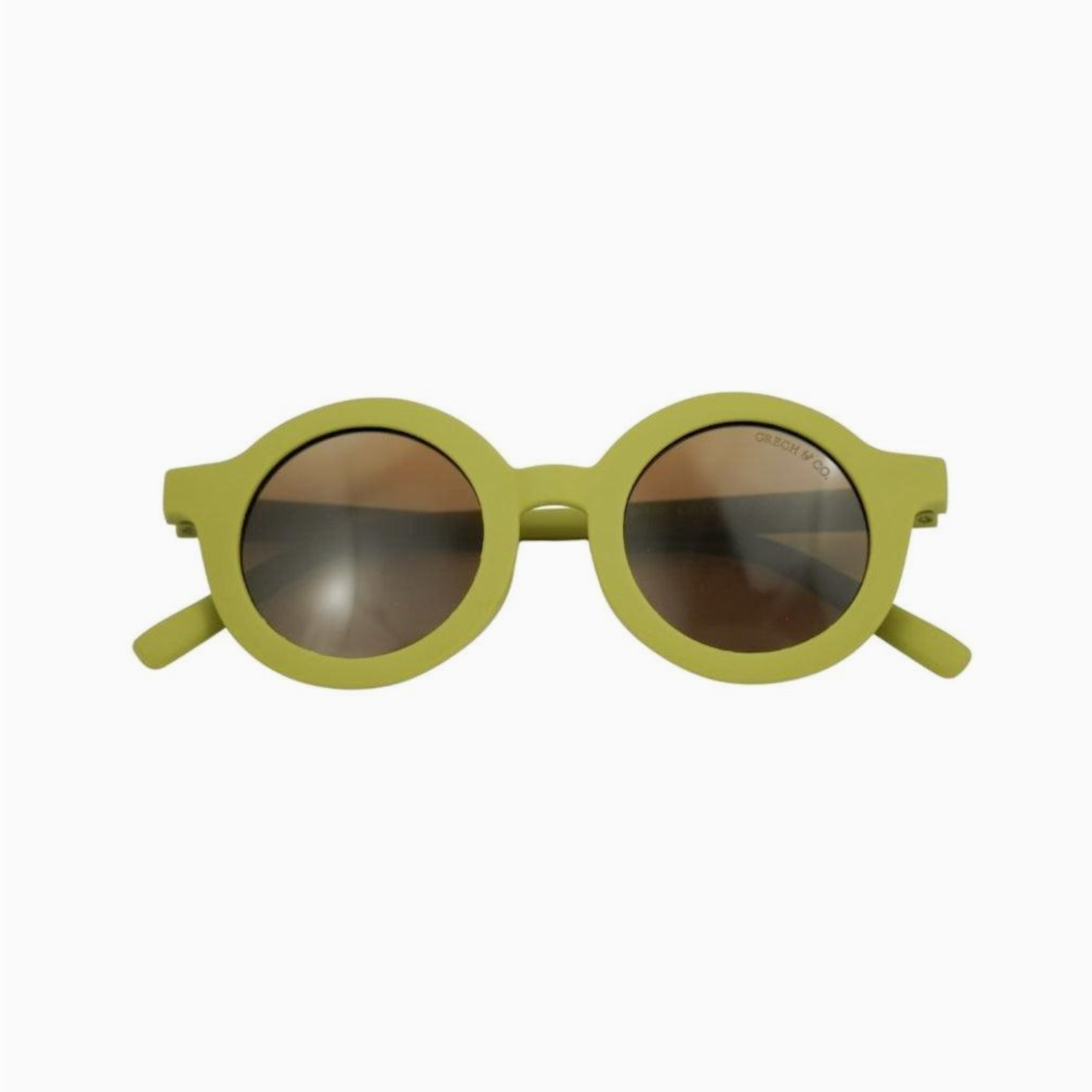 Baby Original Round Bendable & Polarized Sunglasses - Chartreuse