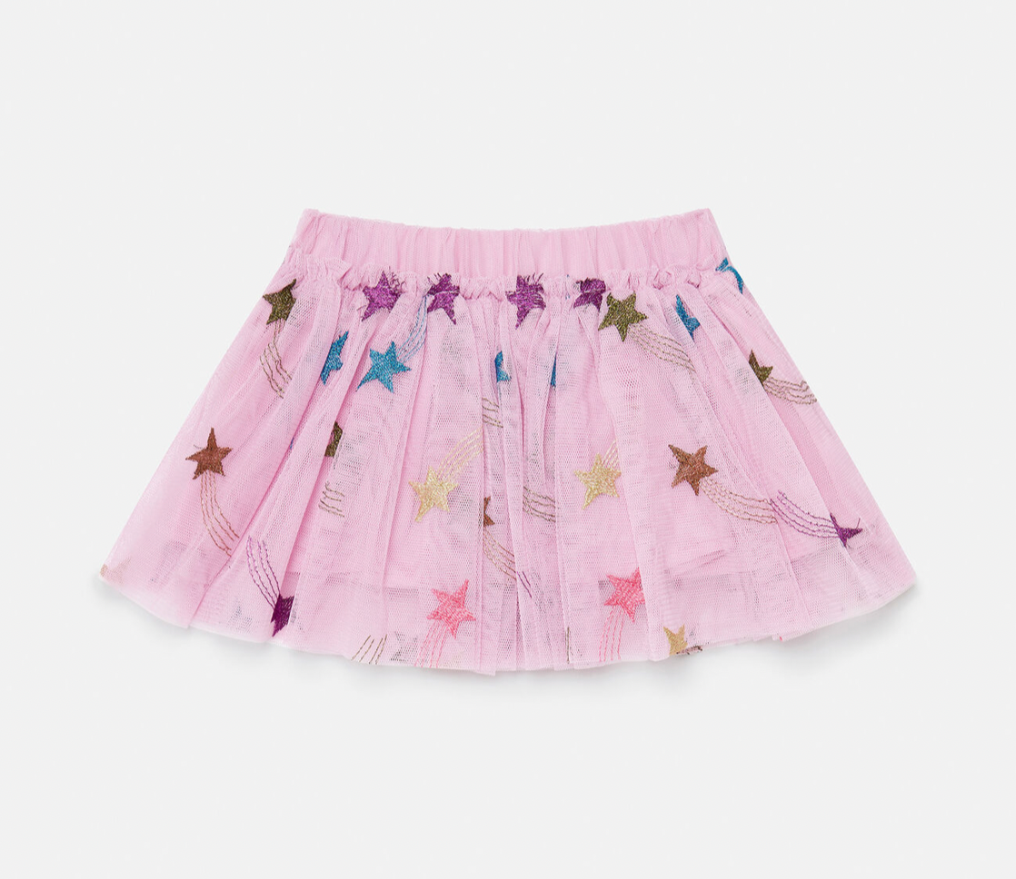 Stella Baby Girl Tulle Skirt with Glittering Stars