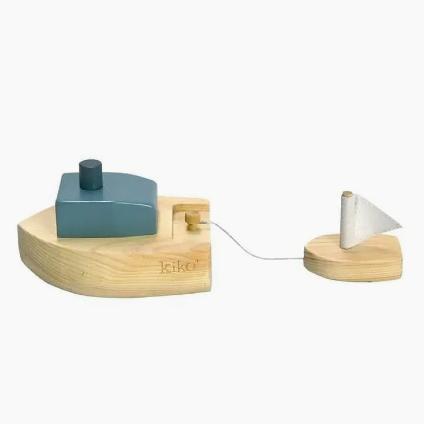 Wind-up Boat Toy - Blue