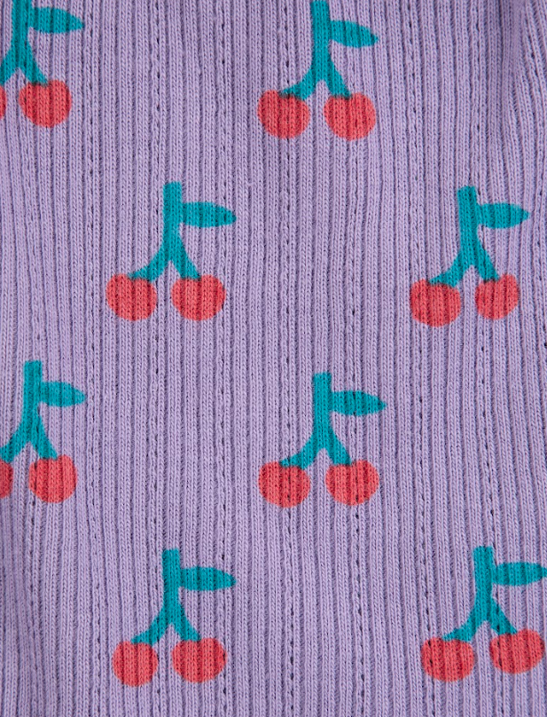 Bobo Choses Baby Cherry All Over Footie Leggings