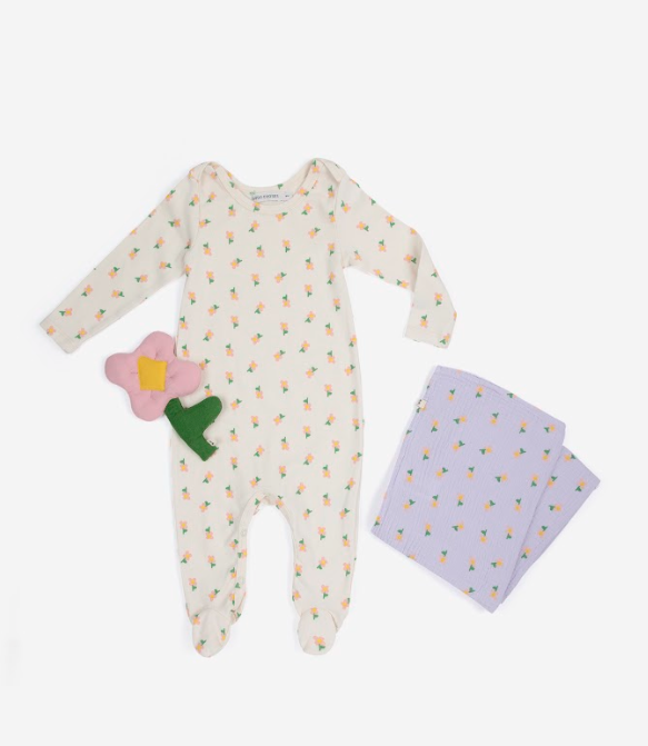 Bobo Choses Baby Pansy Flower Gift Set