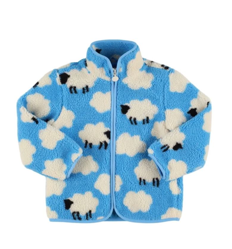 Stella Baby Clouds and Sheep Teddy Jacket