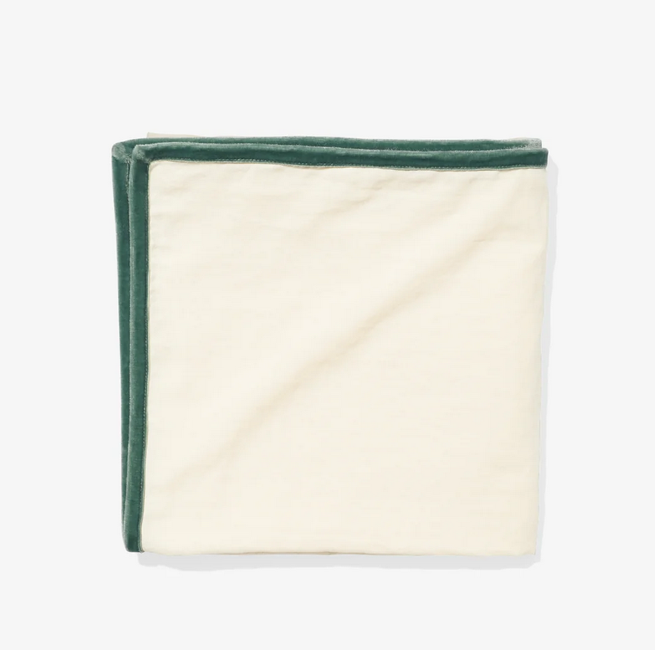 Casey Blanket - Seafoam Velvet