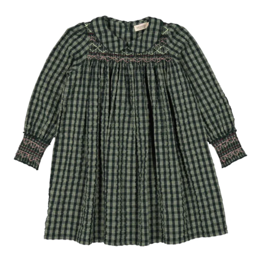 MarMar Copenhagen Dabina Dress - Dark Leaf Check