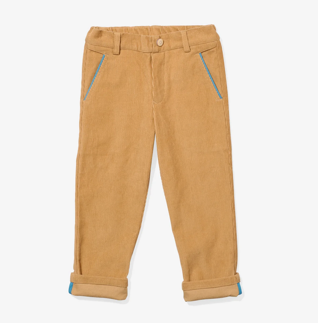 Oso and Me Walken Slim Pant - Toast Cord