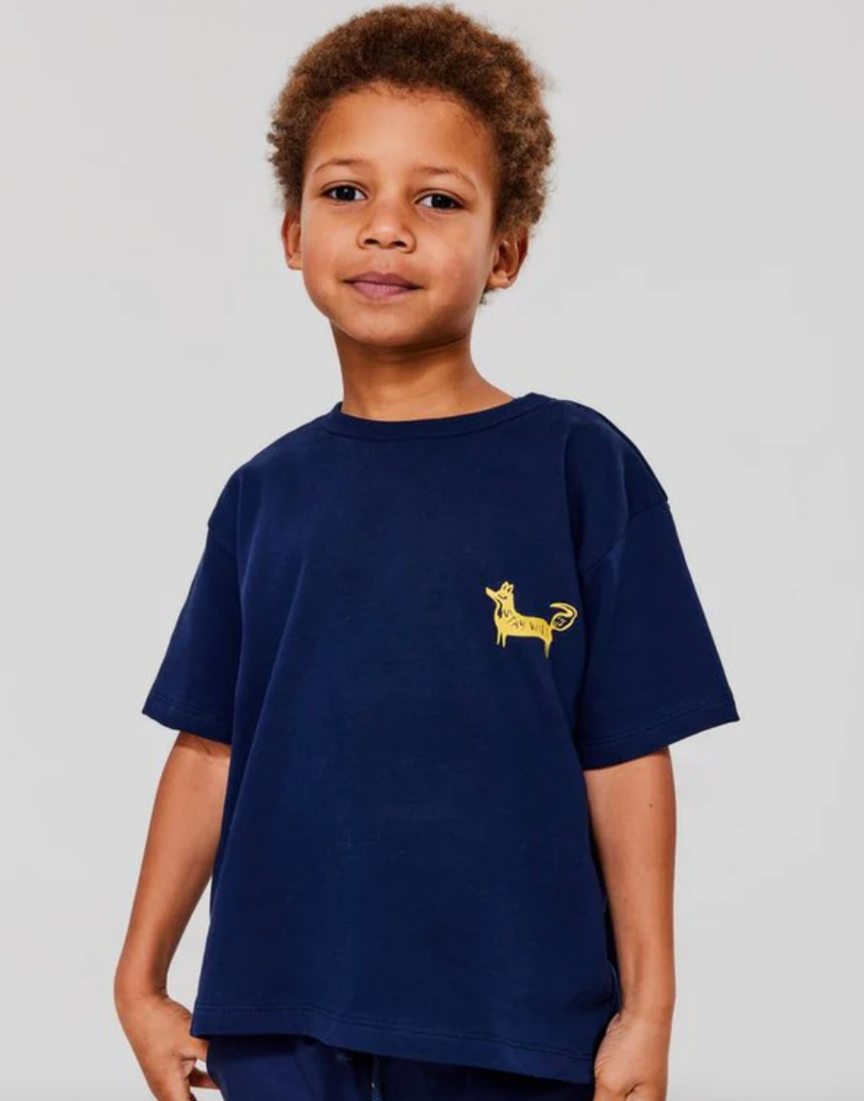 Morley Vems T Shirt - Navy