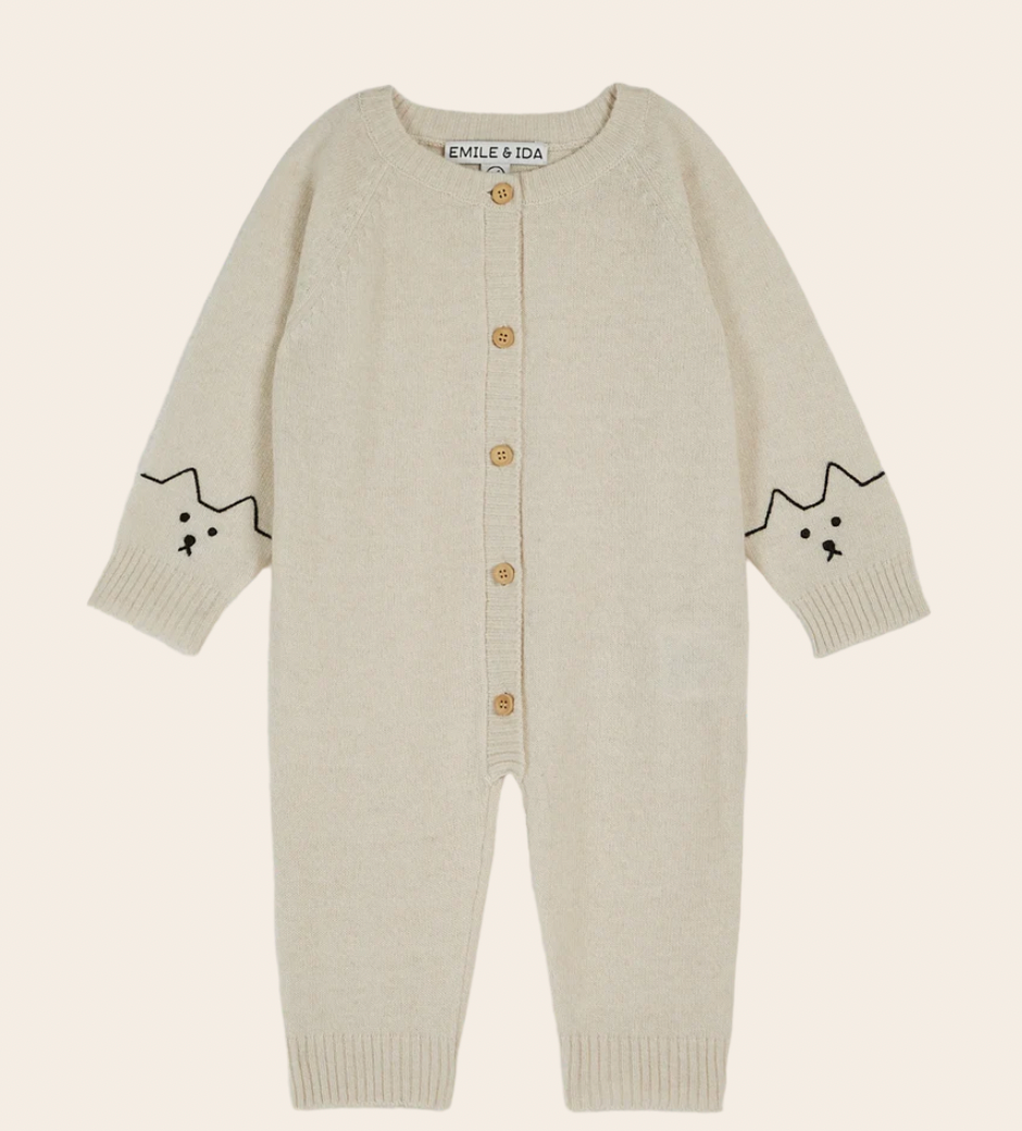 Emile Et Ida Combinaison Bebe Tricot