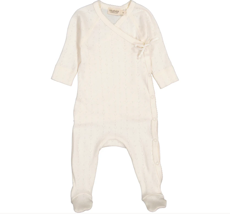 MarMar Copenhagen Rubetta Onesie - Flour White