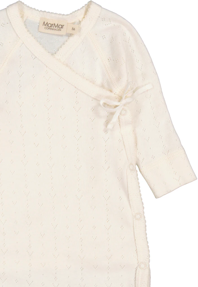 MarMar Copenhagen Rubetta Onesie - Flour White