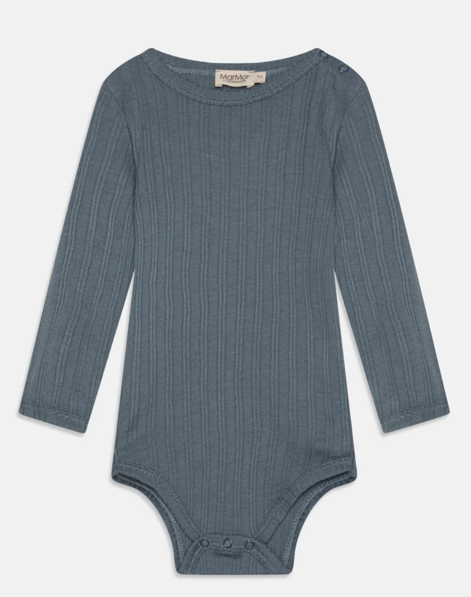 MarMar Copenhagen Long Sleeve Plain Body - Stormy Blue