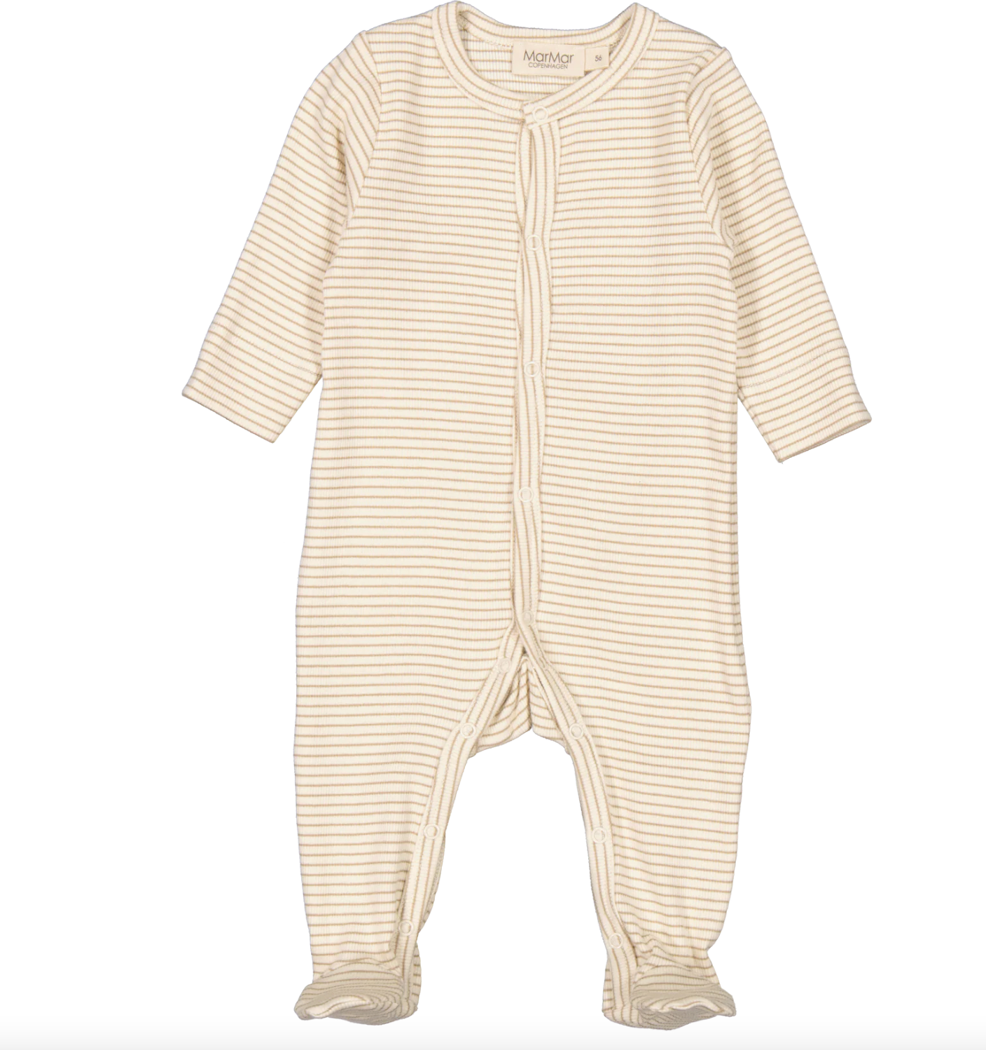 MarMar Copenhagen Rukano Onesie - Sandstone Stripe