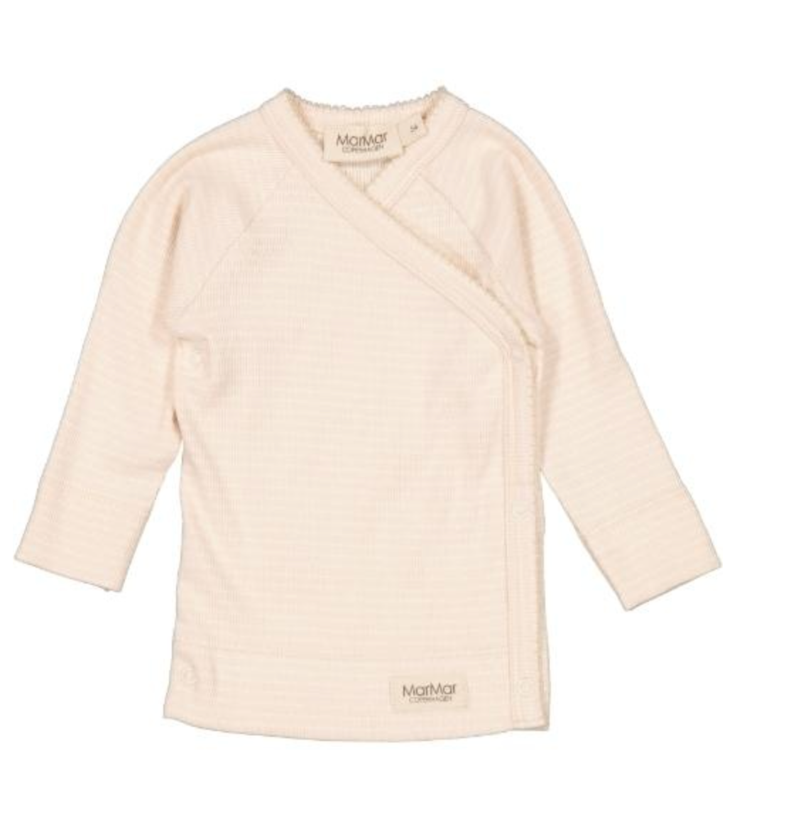 MarMar Copenhagen Long Sleeve Tuti Wrap Top - Rose Quartz Stripe