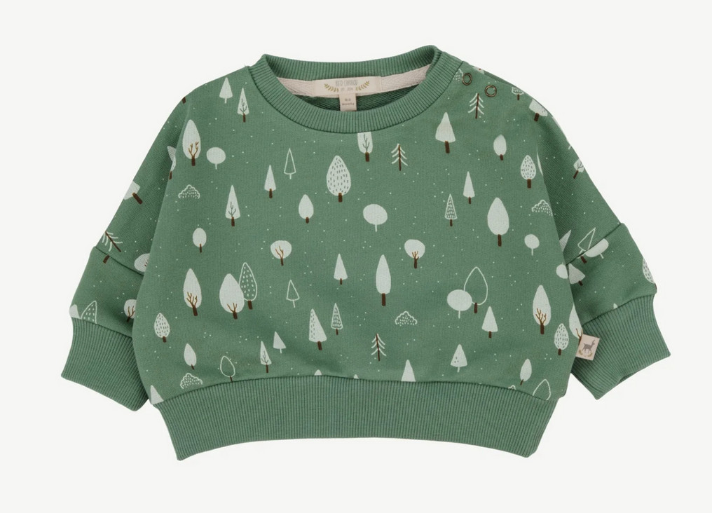 Red Caribou Sweatshirt Wintergreen