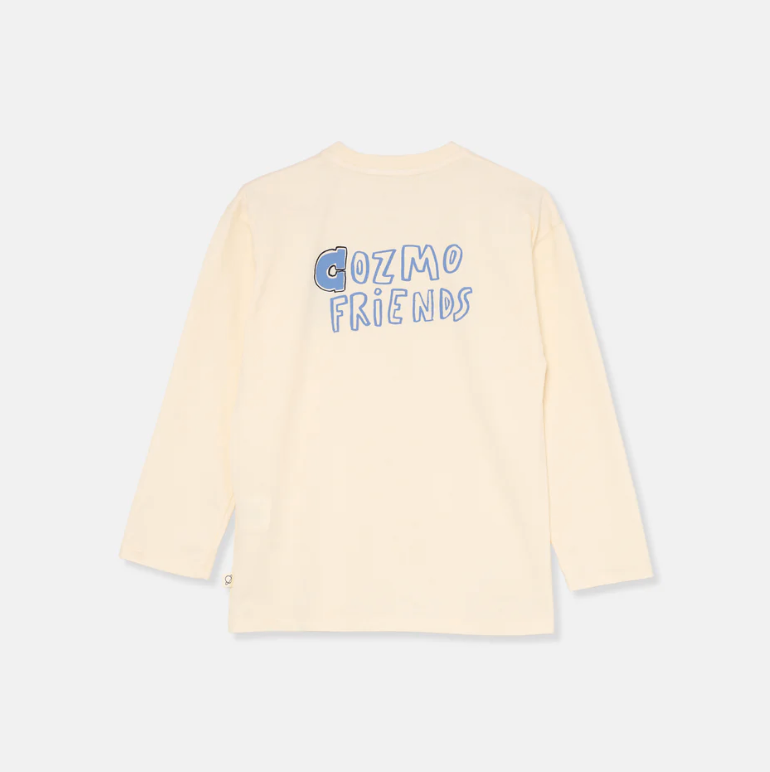 My Little Cozmo Organic Warm T-Shirt Friends - Ivory