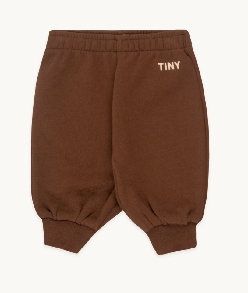 TinyCottons Solid Baby Sweatpant - Chocolate