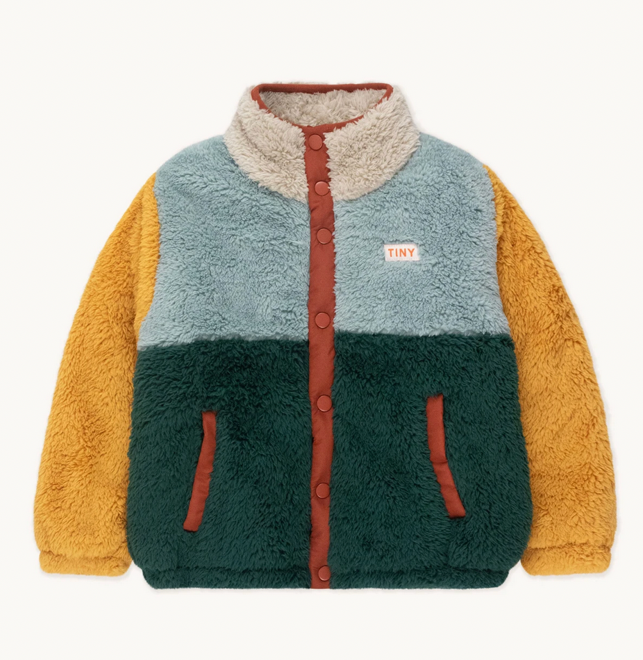 TinyCottons Color Block Polar Sherpa