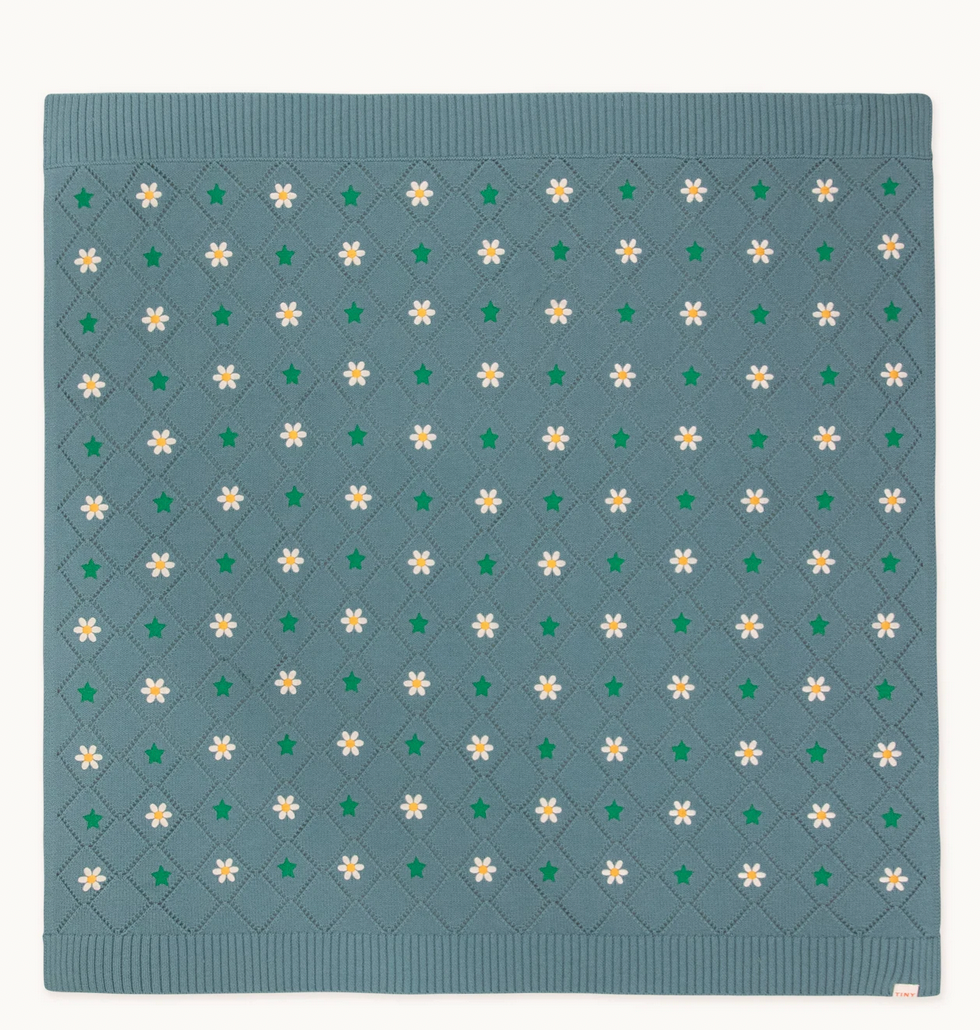 Tinycottons Stars and Flowers Blanket