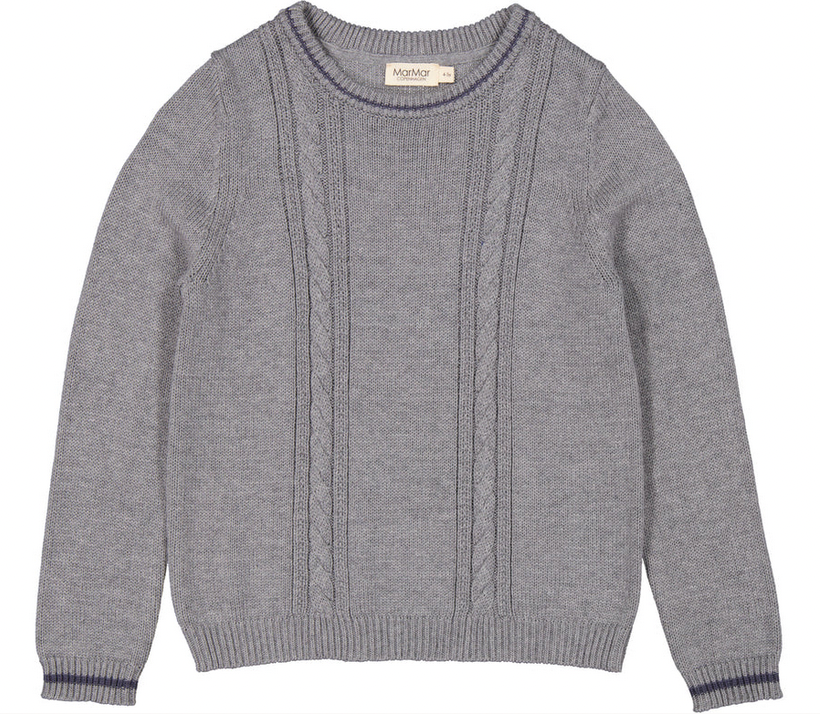 MarMar Copenhagen Tano Sweater - Grey Mel