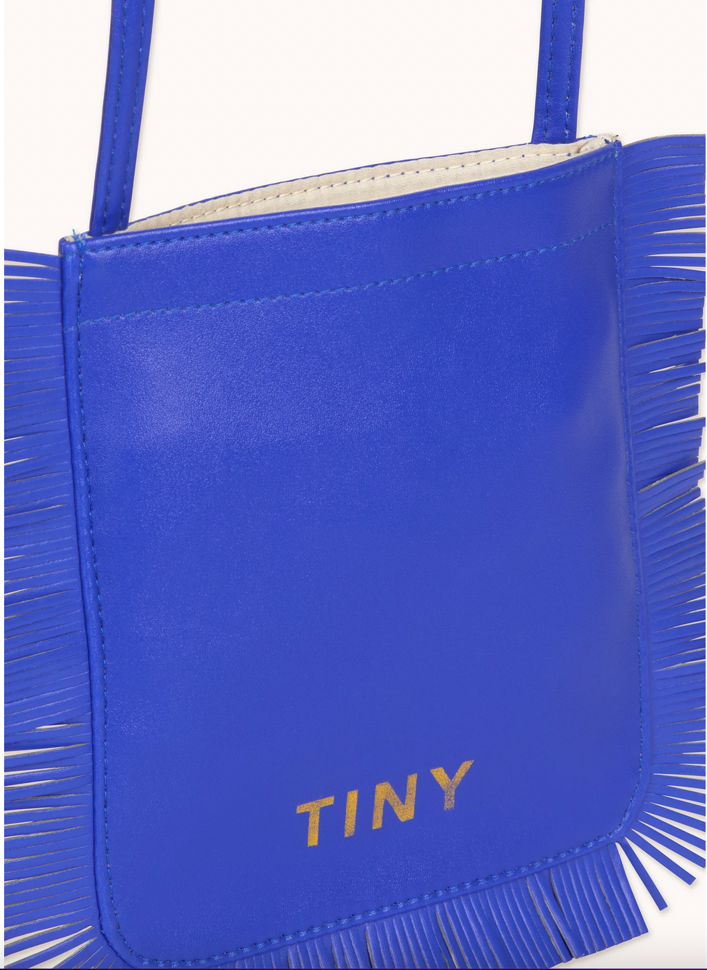 Tinycottons Fringes Bag Ultramarine