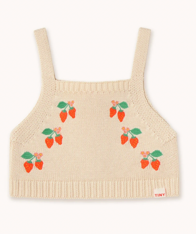 Tinycttons Knitted Crop Top