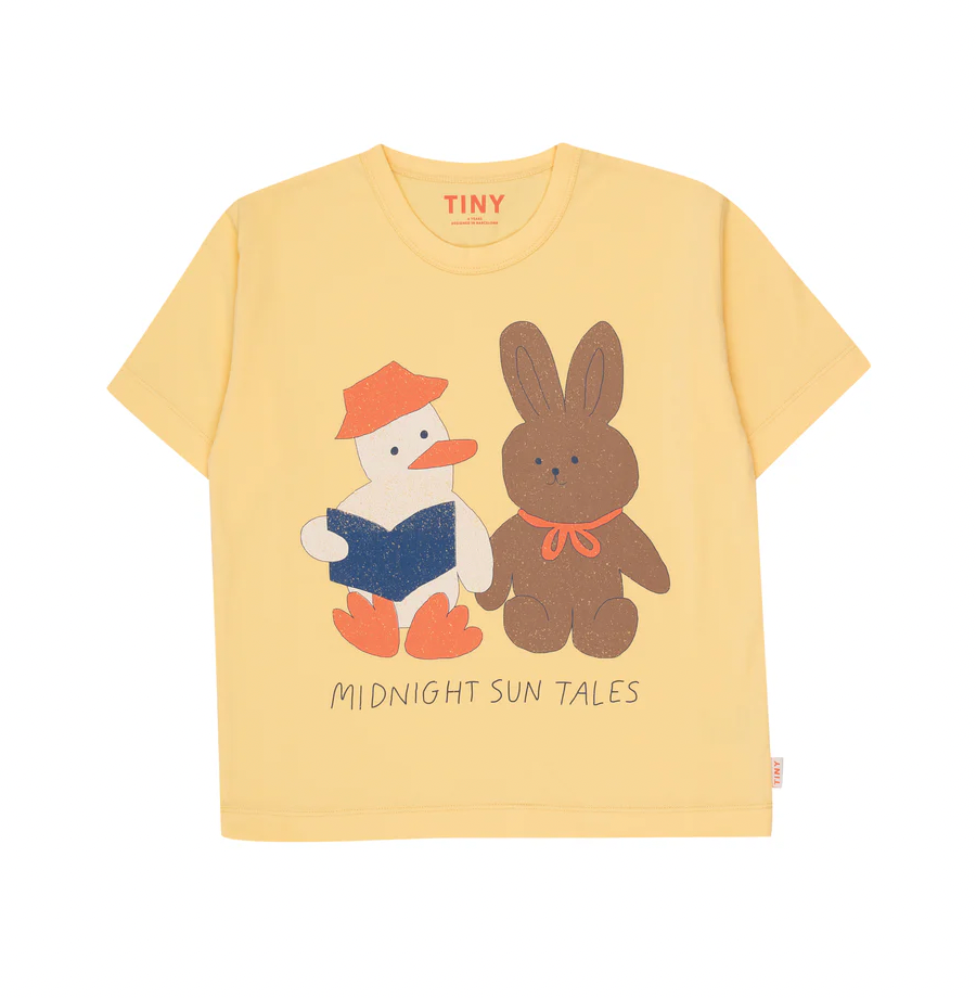 TinyCottons Readers Graphic Tee - Mellow Yellow