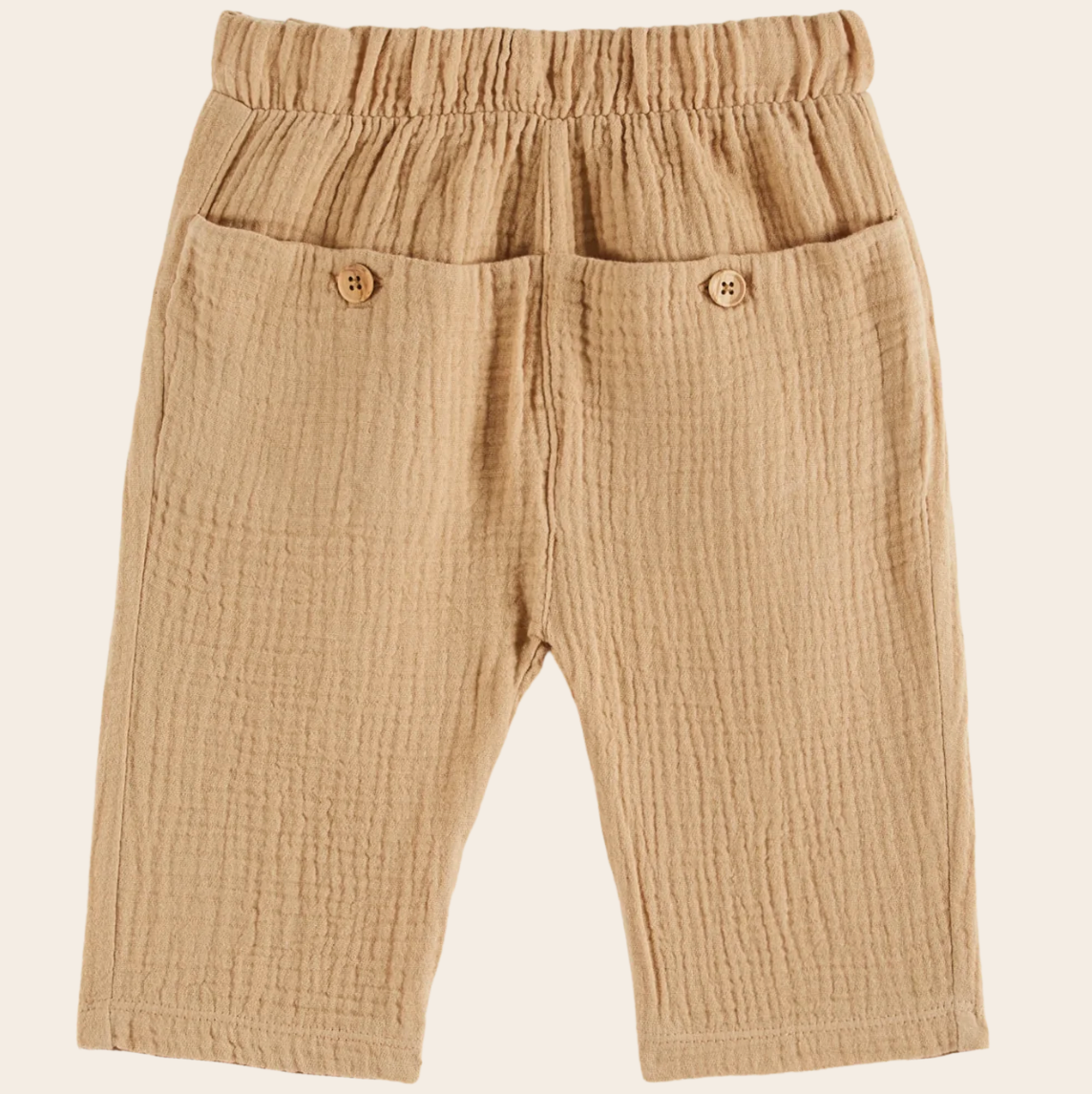 Emile Et Ida Sesame Cotton Gauze Pants