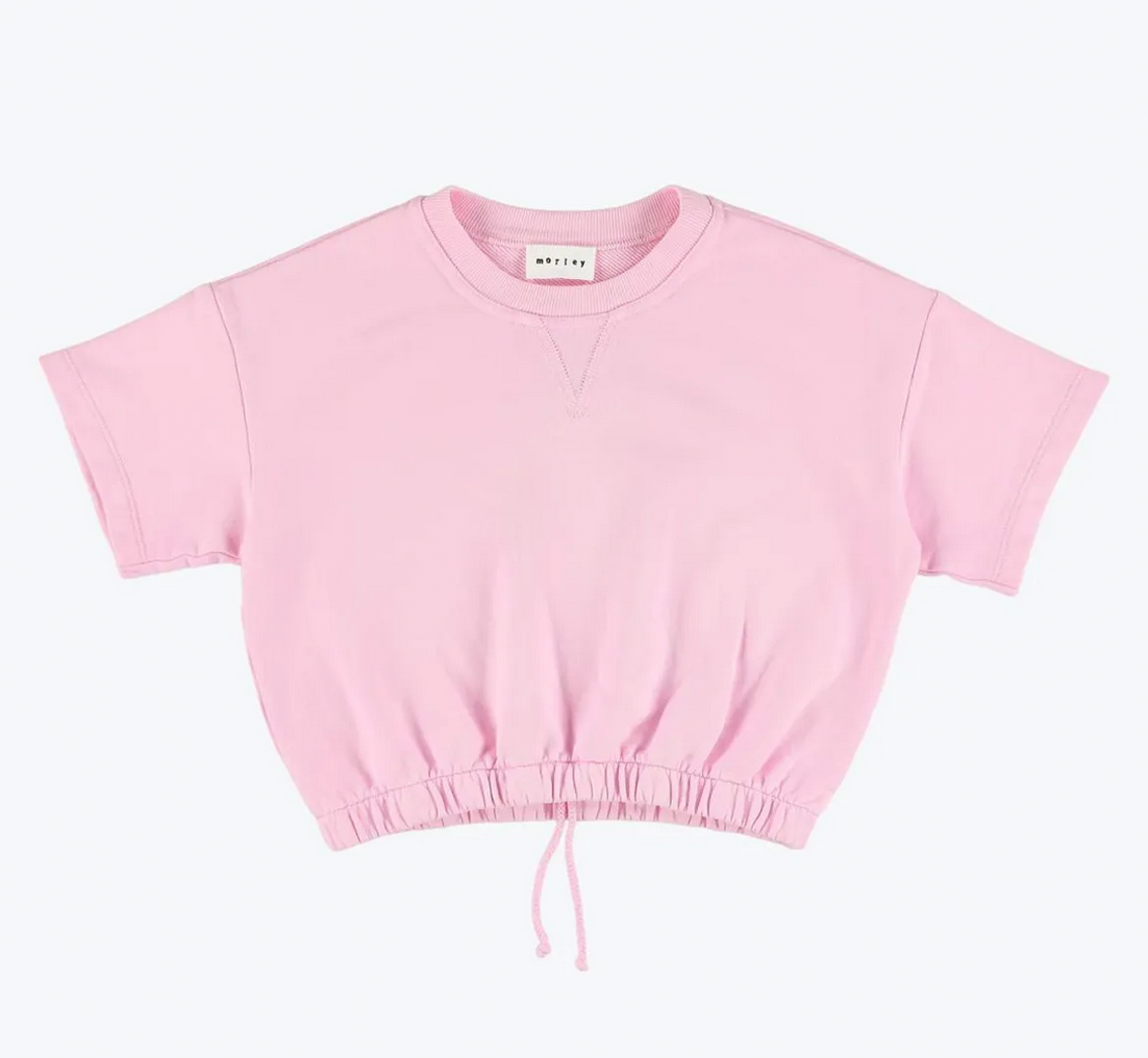 Morley Weasel Cropped Sweat - Rose