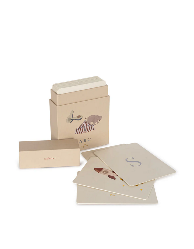 Konges Slojd Cardboard Learning Cards - Alphabet