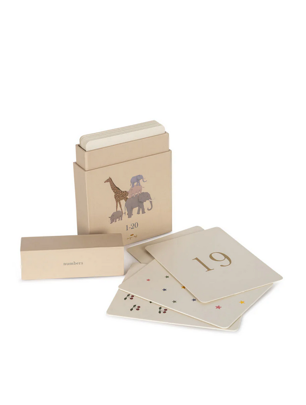 Konges Slojd Cardboard Learning Cards - Numbers