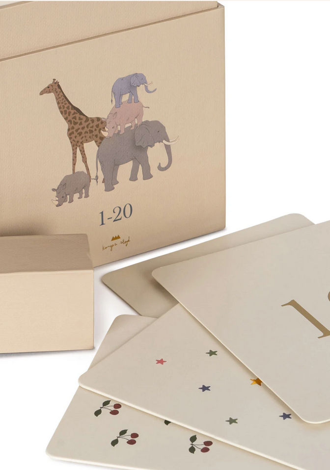 Konges Slojd Cardboard Learning Cards - Numbers