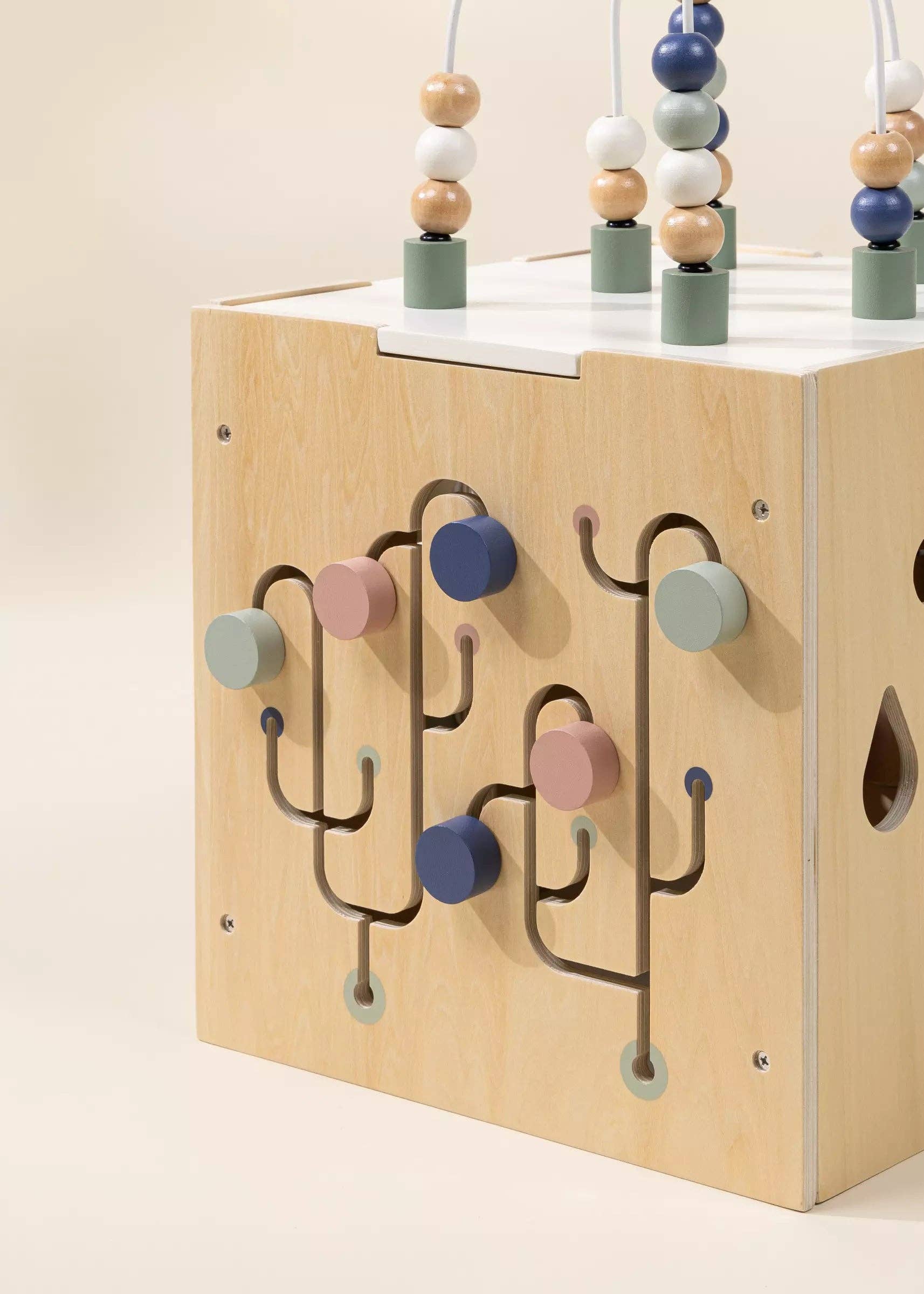 Wooden Activity Cube