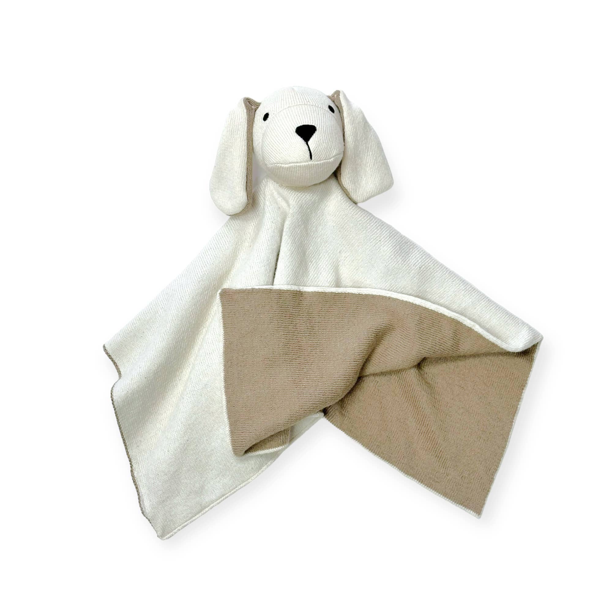 Puppy Dog - Organic Baby Lovey Security Blanket Cuddle Cloth