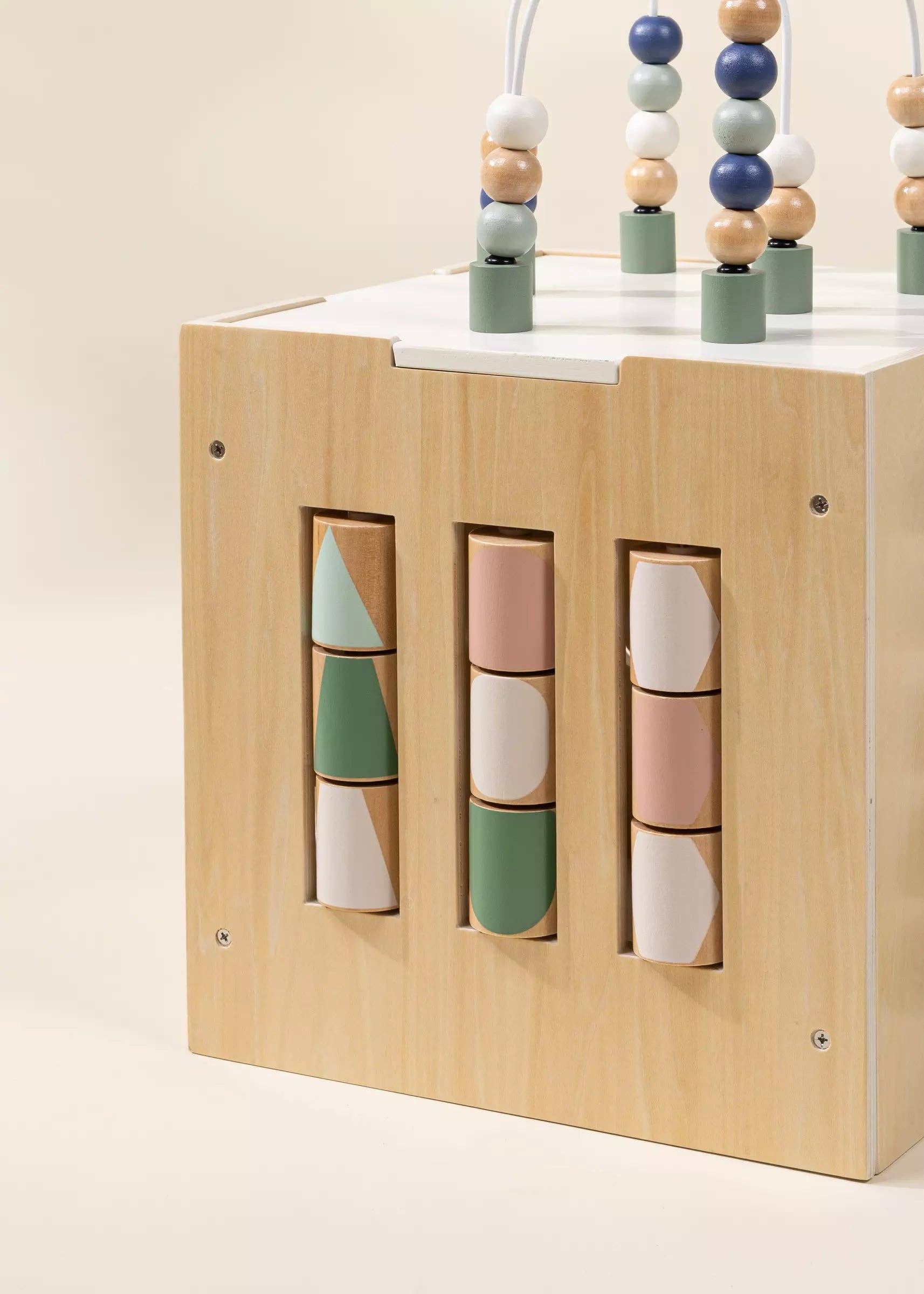 Wooden Activity Cube